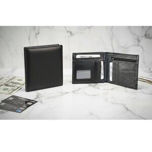 Men's Marshal Leather Bi-Fold Wallet